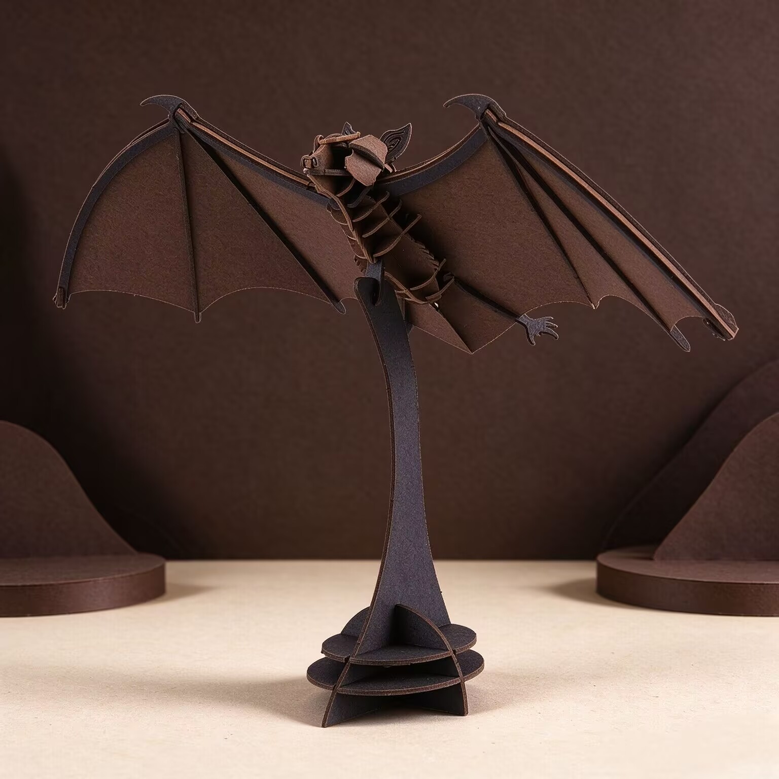 CUPUZ 3D Paper Puzzle Bat – DIY Bat Model and Paper Craft Kit